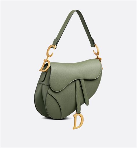 green dior saddle bag